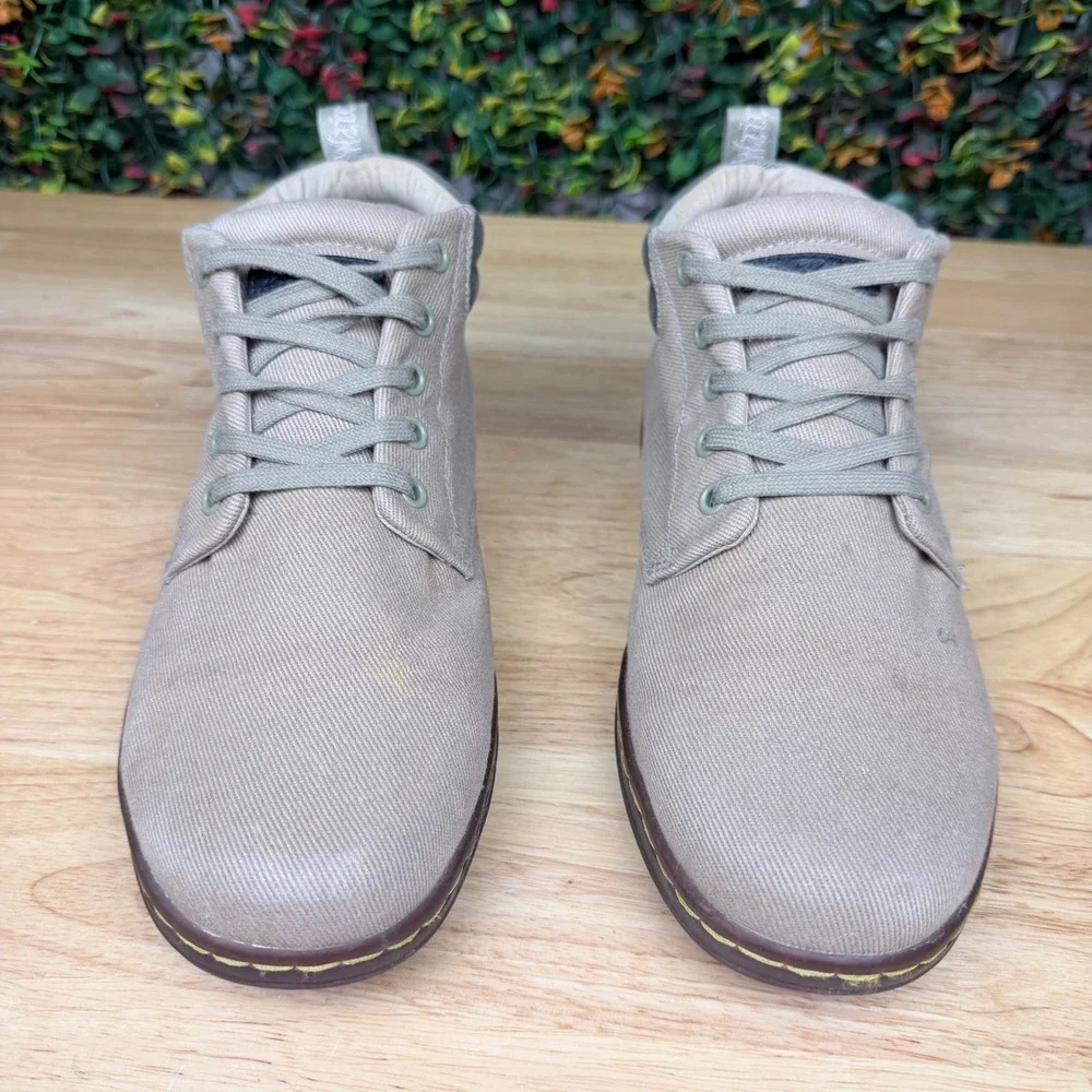Dr. Martens Maleke Khaki Canvas Chukka Boots Shoes Mens 10 Womens 11 AW004